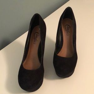 Black Candie’s wedge heels